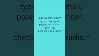 HTML Form Elements #2 #coding #educationalvideo #likes | Introduction to the form elements in HTML