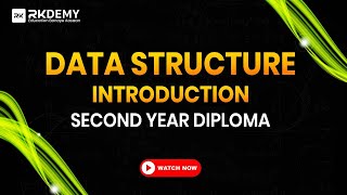 DATA STRUCTURE | Introduction | Second Year Diploma | Santosh Sir | RKDEMY Diploma