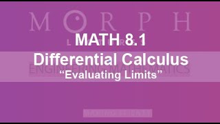 Differential Calculus Evaluating Limits