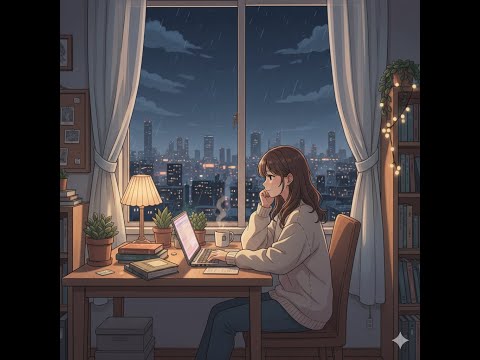 late night lofi ☕ beats to relax, study & sleep | chill lofi hip hop radio, cozy anime vibes