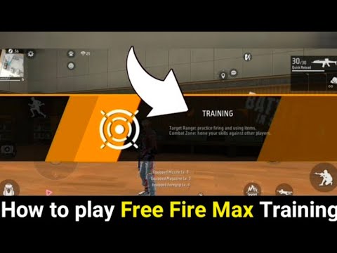 free fire max me training game Kaise khele IIhow to play free fire max training game