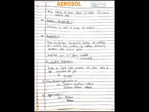 Aerosol and Inhalers || physical pharmaceutics 3rd semester|| #aktu #bpharma #gpat #trending #neet
