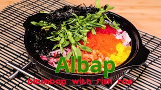 How to make fish roe bibimbap (albap)