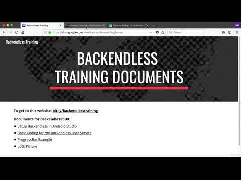 73   Register a New User in Backendless   Learn Android Application Development