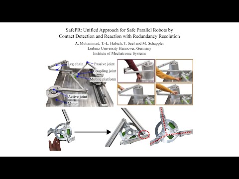 SafePR: Unified Approach for Safe Parallel Robots by Contact Detection and Reaction