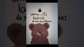 new wallpaper?#digitalart#wallpaper#cute#bear#lockscreen#new#shorts#fyp#whatyouwant