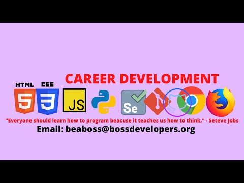 CAREER DEVELOPMENT| WEB TECHNOLOGY| IT CAREER| WEB DEVELOPMENT CAREER| WEB AUTOMATION CAREER