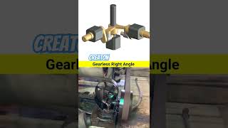Gearless right angle mechanism #3d #engineering #blender #Ai