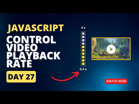 Control Video Playback Speed with JavaScript | Day 27 of #javascript30 | Dev and Talks