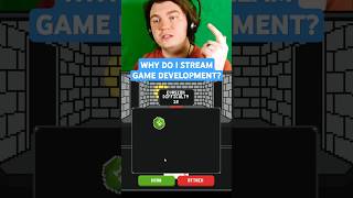 Why Do I Stream Indie Game Dev? #indiedev #indiegame #indiegamedev
