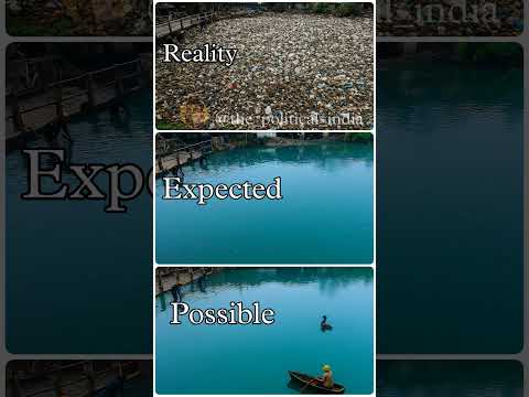 From Trash to Treasure: Pond Transformation in Minutes 🌊✨ #cleanindia @ai