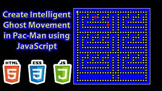 Create Intelligent Ghost Movement in Pac-Man using JavaScript | ASMR Coding