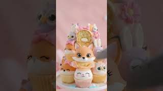 😢🐼The Cutest Cupcake Tower #brainrot #ai #shorts #viral #viralvideo #aivideo#Cappuccino #aiart