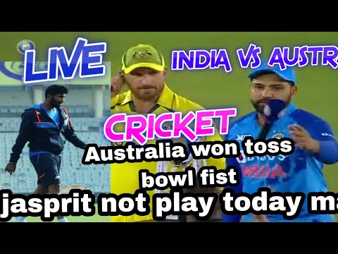 india vs Australia live cricket match jasprit bumrah bot play today match Australia won toss bowl 1s