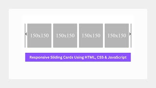 Responsive Carousel | Card Slider with HTML, CSS & JavaScript