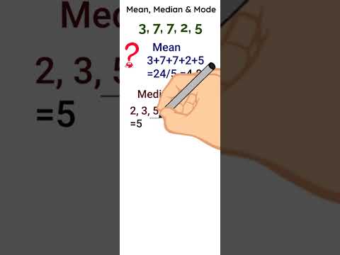 Mean Median and Mode in under 60 seconds 2025
