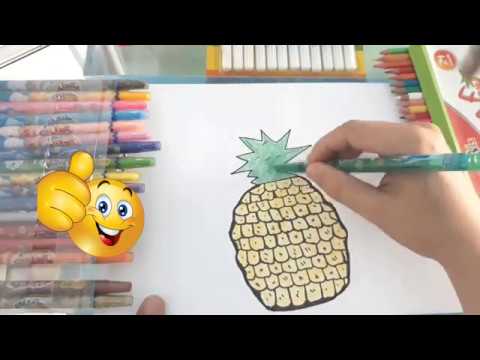 Drawing And Coloring Fruits