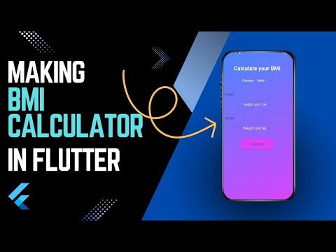 How to Make a BMI Calculator in Flutter | Complete UI + Dart Logic