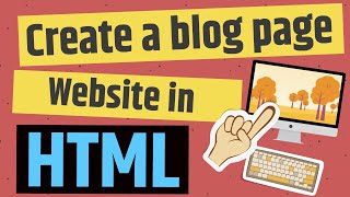 Create a blog page in HTML w/ Codepen, Practice and HW included!