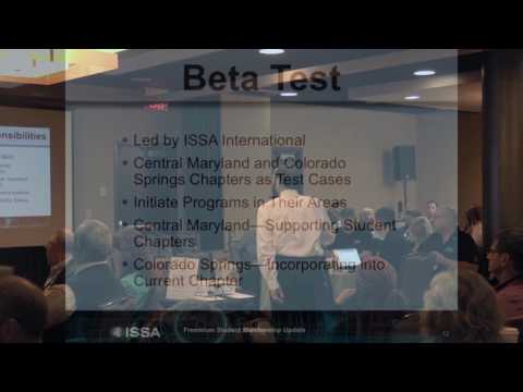 2016 ISSA International Conference Presentation: The Next Generation of ISSA