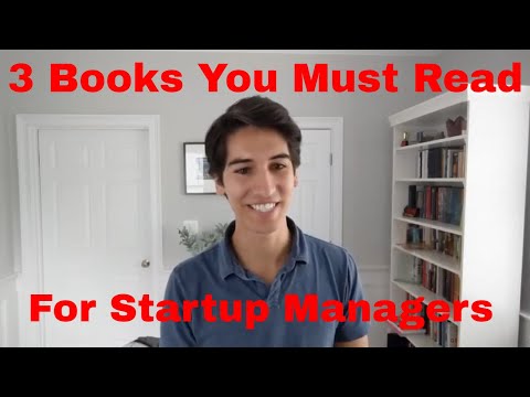 Three Must Read Books For New Startup Managers