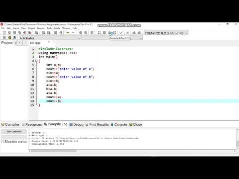 Swap two integers without using third variable