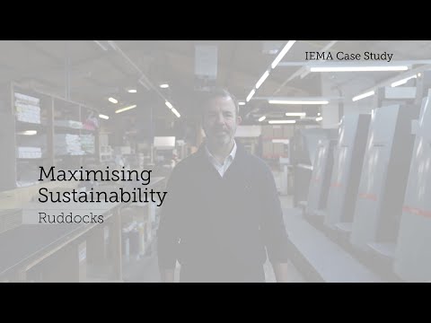 Maximising Sustainability | Ruddocks | Transforming the World to Sustainability