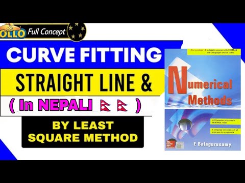 STRAIGHT LINE - Least Square fit (  Find The Best Fit For Straight Line ) in Nepali 🇳🇵🇳🇵 // Easy way