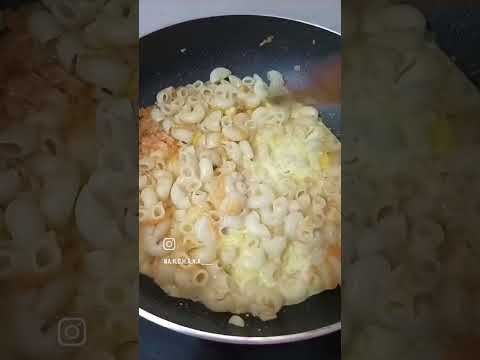 white cheese paneer macaroni..