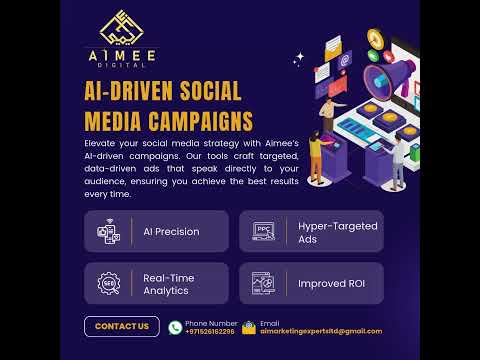 Elevate your social media game with Aimee's AI-driven campaigns!   #aimee #digitalmarketing #ai