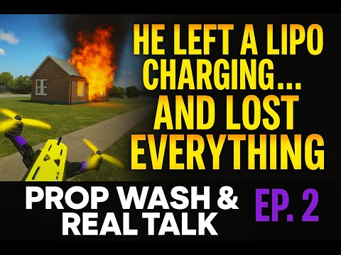 He Left a LiPo Charging   💥 and Lost Everything 😱  Prop Wash & Real Talk Ep  2