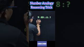 Number Analogy Reasoning Short Tricks | #reasoning short tricks #ssc #ssccgl #sscgd #sscchsl