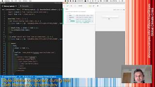 Styling Svelte component during Cypress test