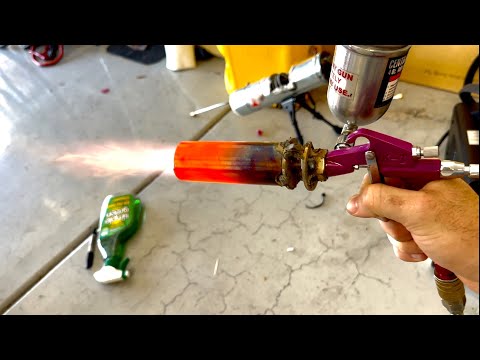 Homemade DIY brazing torch (Diesel torch)