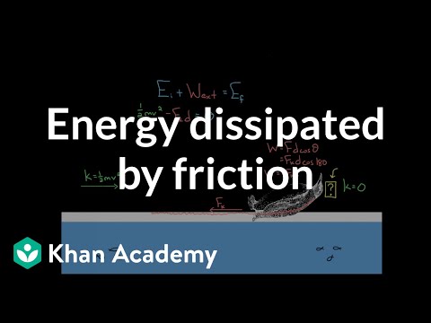 Thermal energy from friction | Work and energy | Physics | Khan Academy