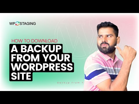 How to Download a WordPress Backup (3 Easy Methods with WP STAGING)