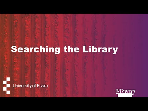 Searching the Library
