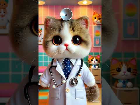 Cutest Doctor Ever?! Meet Dr. Whiskers! 🩺🐱✨