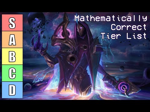 MATHEMATICALLY CORRECT TIER LIST: Every LoL Champion Ranked