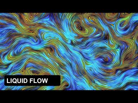 Mesmerizing Liquid Light Flow | 4K Abstract Screensaver | Relaxing Ambient Visuals (3 Hours)