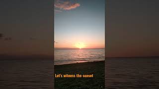 The sunste #ups_maria #sunset #sunsetlover #yca0319 #ups_maria #shortvideos #vlogs #smallvlogger