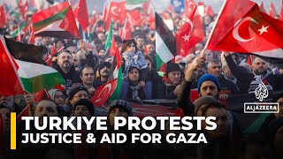 Thousands march in Istanbul to protest Israel’s genocide in Gaza, humanitarian crisis