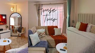 MY ONE BEDROOM APARTMENT FULL HOUSE TOUR IN NAIROBI KENYA 2025| minimalistic style | living alone🌿🤎