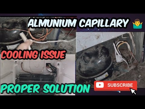 Duble door fridge cooling issue// Almunium capillary// proper solution is here