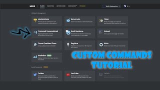 Mee6 tutorial || Custom commands || Including {1} and {2} explanation.