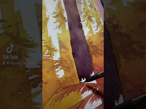 Tyle zdążyłam 😅 #watercolorpainting #akvarel #art #aestheticart #painting #akwarele #aesthetic