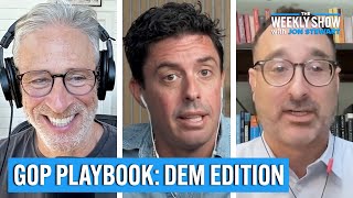 GOP Playbook: Democrat Edition w/ Tim Miller & David Faris | The Weekly Show with Jon Stewart