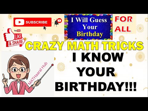 I WILL GUESS YOUR BIRTHDAY // CRAZY MATH TRICKS!!!