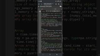 Numpy and Pyarrow: array creation, memory usage, array operations comparison!