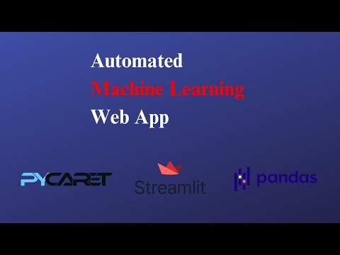 AutoML Web App with Pycaret, Streamlit and Pandas
